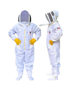 Traje de Apicultura American Bee Algodón Mediano A Prueba Picaduras 2