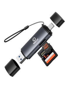 Lector de Tarjetas SD USB-C WWLSV 2 en 1 Alta Velocidad