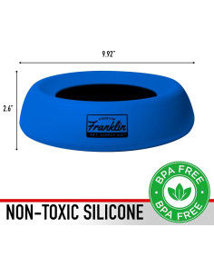 Tazón de Silicona Franklin Pet Supply 0.79L Antiderrames 2