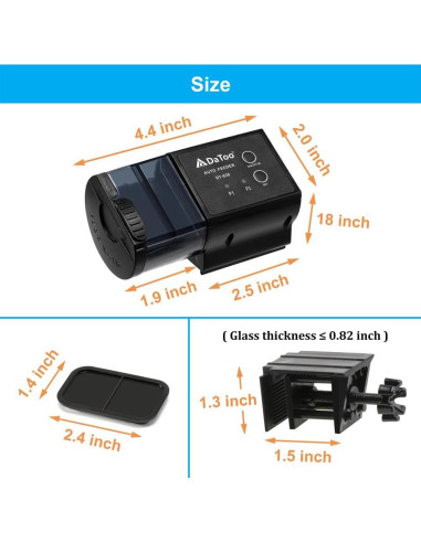 Alimentador Automático de Peces DaToo DT-638 - Acuario Pequeño