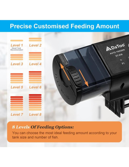 Alimentador Automático de Peces DaToo DT-638 - Acuario Pequeño