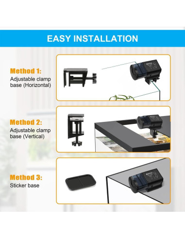 Alimentador Automático de Peces DaToo DT-638 - Acuario Pequeño