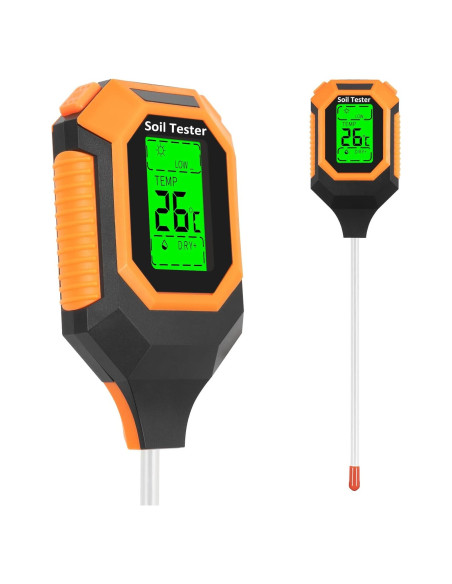 Medidor de Suelo 4-en-1 IRTOV pH/Humedad/Temperatura/Luz