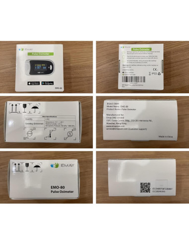 Monitor de Oxígeno EMAY EMO-80 con Grabación y App