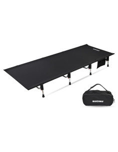 Cama Plegable MARCHWAY para Camping 2,95 kg Negra