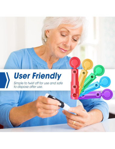 Lancetas Estériles AZEN 650 Pcs 30G para Diabetes