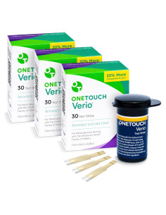 Tiras de Prueba OneTouch Verio - 90 Tiras para Diabetes