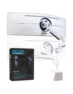 Brazo de Monitor ULTRARM MA20PW-A Ajustable Blanco 49"