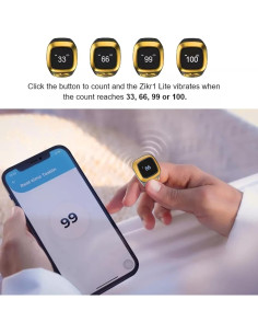 Contador de Dedo Digital Dpofirs Recargable con Bluetooth 2