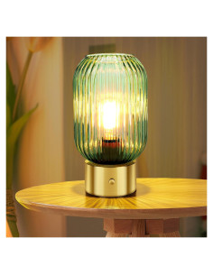 Lámpara de Mesa Recargable LEDIKON Vintage Dimmable 3 Niveles