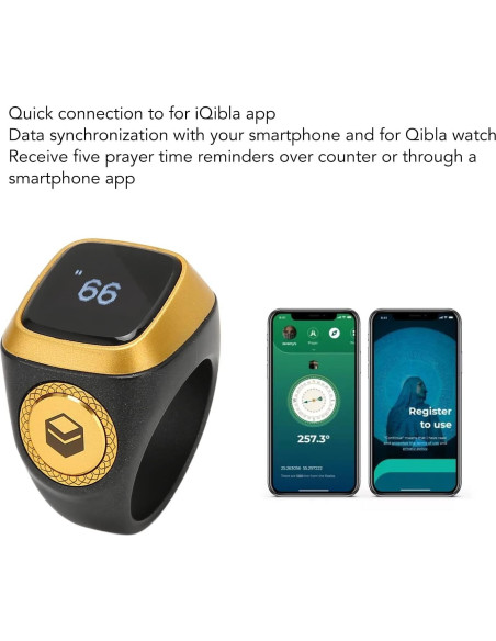 Contador de Dedo Digital Dpofirs Recargable con Bluetooth