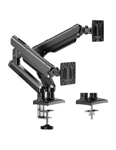 Soporte Doble para Monitor ErgoFocus 13-32" Negro VESA