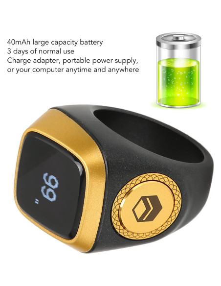 Contador de Dedo Digital Dpofirs Recargable con Bluetooth