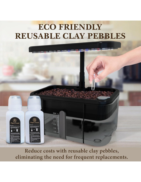 Kit Hidropónico Dewilde con Luz LED y Nutrientes 1,84 kg