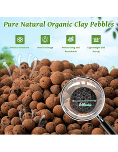 Bolas de Arcilla Expandida Riare 7,26 kg Drenaje Hidropónico 2