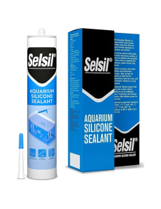 Sellador de Silicona Selsil para Acuarios - 300 g, Alta Elasticidad