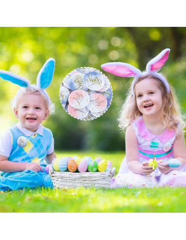 80 Piezas Pines de Botón Acuarela Revelación de Género 3.8 cm