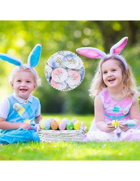 80 Piezas Pines de Botón Acuarela Revelación de Género 3.8 cm