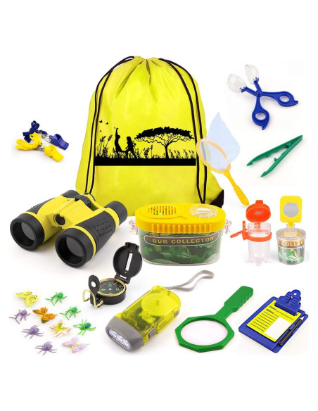 Kit de Explorador Kaqinu 24 Piezas para Niños al Aire Libre