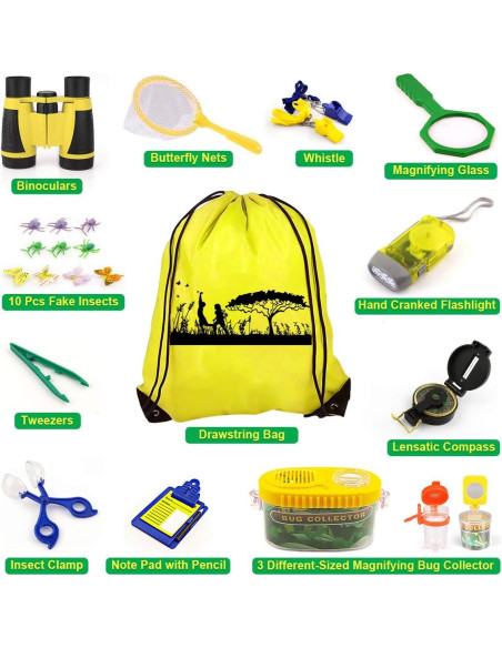 Kit de Explorador Kaqinu 24 Piezas para Niños al Aire Libre