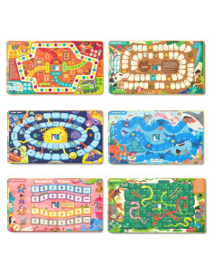 Juego de Mesa Magnético 6 en 1 Mideer - Aventura en el Museo