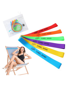 6 Correajes para Toallas de Playa Seocsing - Resistentes y Portátiles