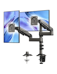 Soporte Doble para Monitor HUANUO 17-32" Ajustable Ergonómico