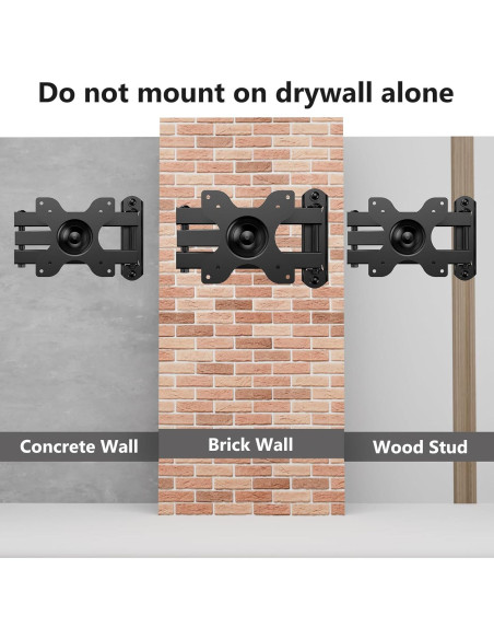 Soporte de Pared Articulado WALI para TV 13-32" Negro