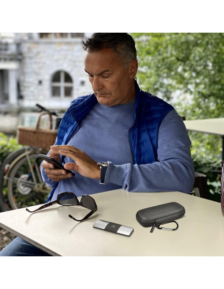 Funda para Monitor de Corazón ALKOO Kardia Mobile ECG Negro Funda para Monitor de Corazón ALKOO Kardia Mobile ECG Negro