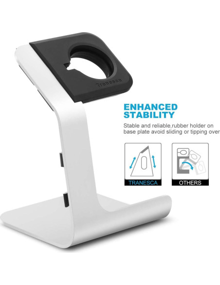 Soporte de Reloj Tranesca para Relojes Inteligentes Gris