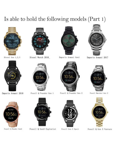 Soporte de Reloj Tranesca para Relojes Inteligentes Gris