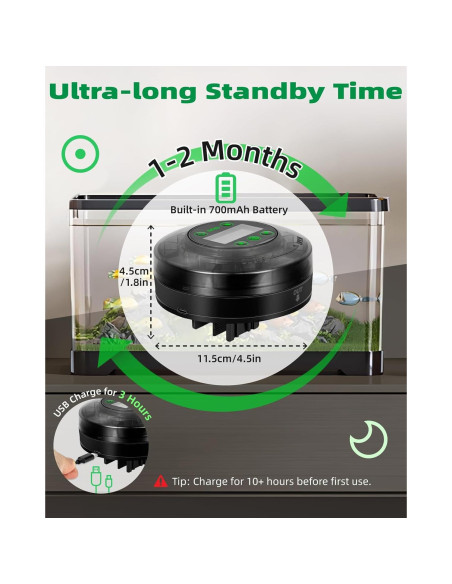 Dispensador Automático de Comida para Peces Papettly CY-109