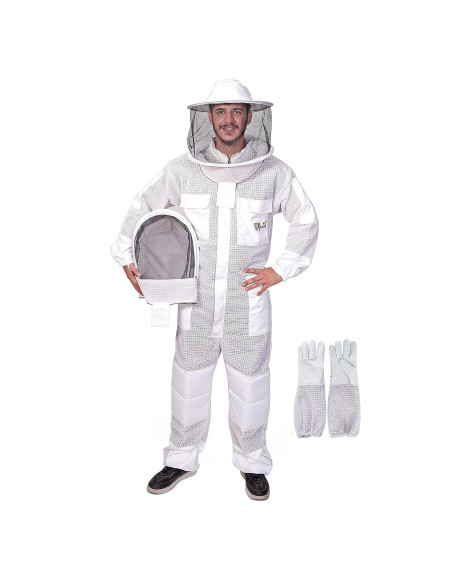 Traje de Apicultura USKeepers XL Ultra Ventilado con Guantes