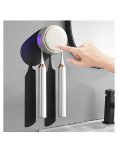 Soporte para Cepillos de Dientes Wekity Blanco con Secado Rápido