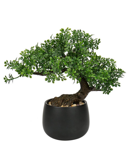 Árbol Bonsái Artificial Briful Junípero 25.4cm Verde