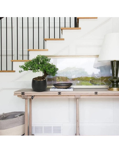 Árbol Bonsái Artificial Briful Junípero 25.4cm Verde