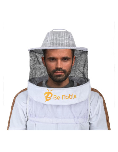 Velo de Apicultura BE Noble Ventilado 3 Capas Blanco