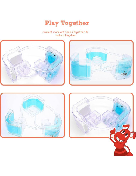 Castillo de Hormigas 2.0 NAVADEAL con Tubo Conector