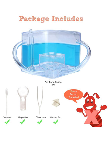 Castillo de Hormigas 2.0 NAVADEAL con Tubo Conector