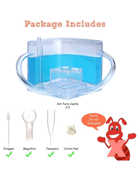 Castillo de Hormigas 2.0 NAVADEAL con Tubo Conector