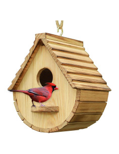 Casa de Pájaros STARSWR de Madera Colgante 17.5x15cm