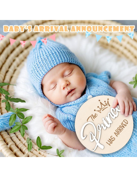 Cartel de Anuncio de Bebé AINBIN 15.24 cm con Soporte y Bolígrafo