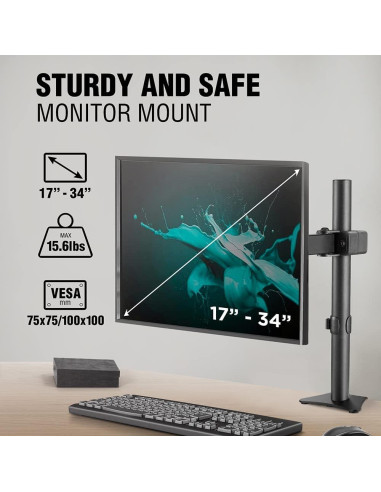 Soporte de Monitor ELG F50N Ajustable para Pantallas 34''