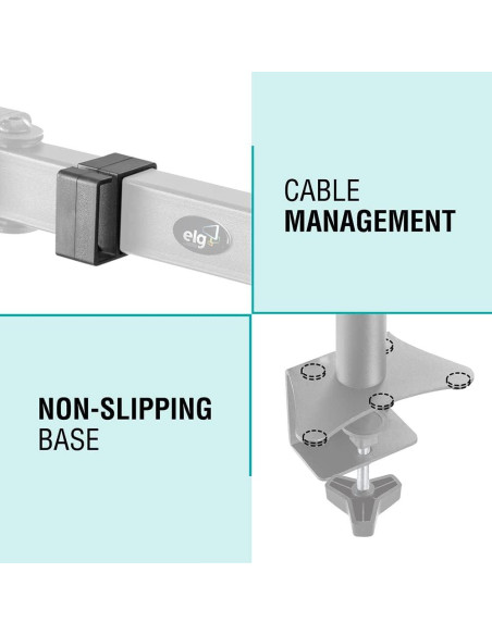 Soporte de Monitor ELG F50N Ajustable para Pantallas 34''