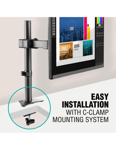 Soporte de Monitor ELG F50N Ajustable para Pantallas 34''