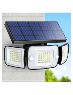 Luces Solares Intelamp 6000mAh Doble Sensor 270 Exteriores