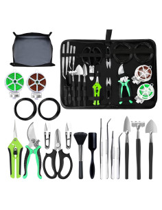 Kit de Bonsai Taschyas 20 Piezas Herramientas Jardinería
