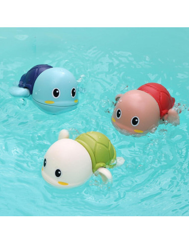Juguetes de Baño SEPHIX Tortugas para Bebés 3 Piezas