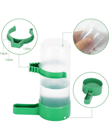 Dispensador de Agua Automático para Aves Gosear 4pcs 140ml