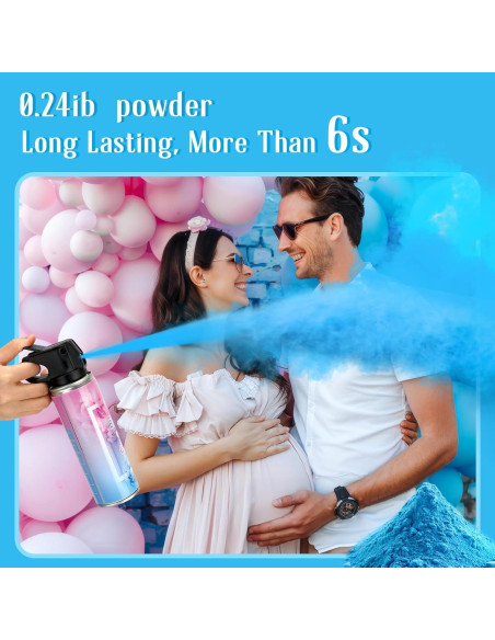 Extintor de Revelación de Género QIYVLOS 2 Paquetes Azul